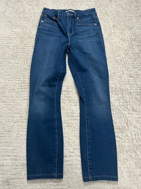 Good American Good Waist Crop High Rise Jeans